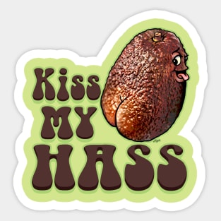 Kiss My Hass Sticker